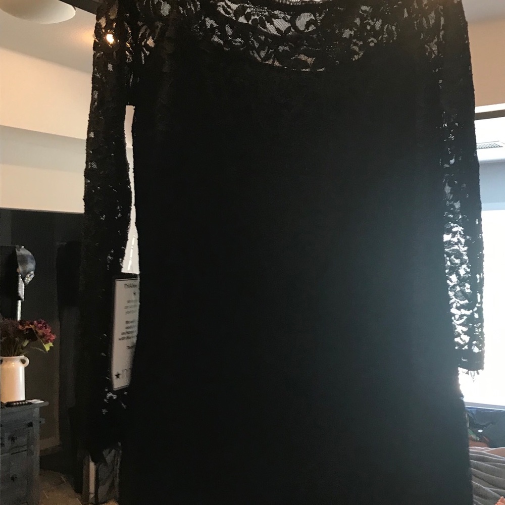 Beautiful black lace dress new with tags